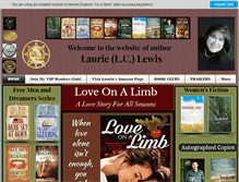 Tablet Screenshot of laurielclewis.com